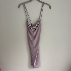 Misty Rose Lavender Bodycon Dress